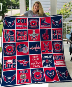 Buy Washington Capitals Quilt Blanket & Quilt Bedding Set 01