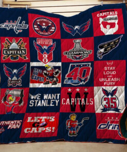 Buy Washington Capitals Quilt Blanket & Quilt Bedding Set