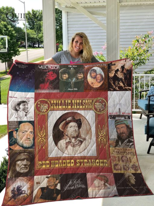 Buy Willie Nelson Quilt Blanket & Quilt Bedding Set For Fans Ver 17.2