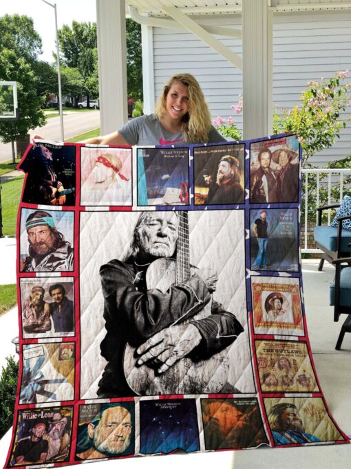 Buy Willie Nelson Quilt Blanket & Quilt Bedding Set For Fans