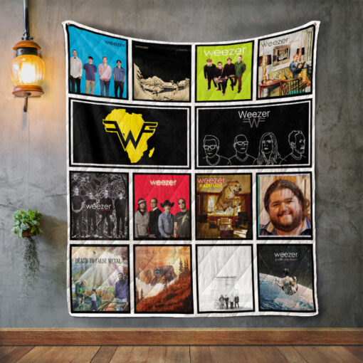 Buy Weezer Album Covers Quilt Blanket & Quilt Bedding Set