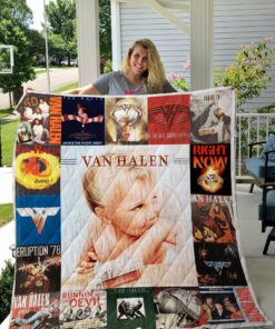 Buy Van Halen Albums Quilt Blanket & Quilt Bedding Set For Fans Ver 17