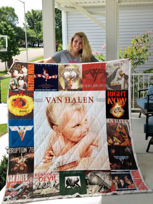 Buy Van Halen Albums Quilt Blanket & Quilt Bedding Set For Fans Ver 17