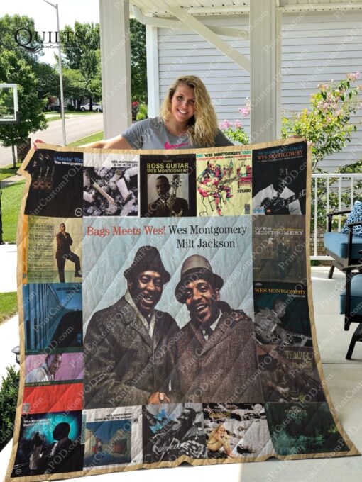 Buy Wes Montgomery Albums Quilt Blanket & Quilt Bedding Set For Fans Ver 17