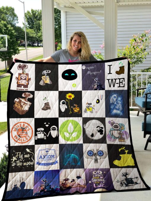 Buy Wall-E Quilt Blanket & Quilt Bedding Set - Meteew