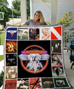 Buy Van Halen Albums Cover Poster Quilt Blanket & Quilt Bedding Set