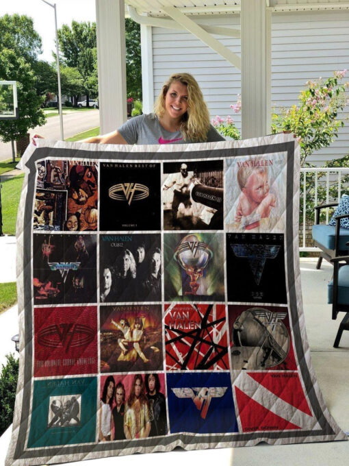 Buy Van Halen Albums Quilt Blanket & Quilt Bedding Set - Meteew