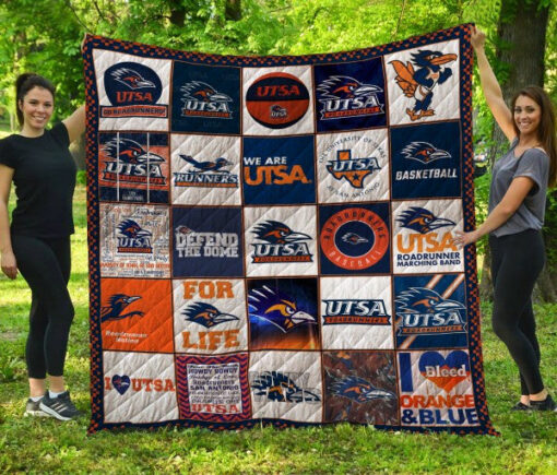 Buy Utsa Roadrunners Quilt Blanket & Quilt Bedding Set