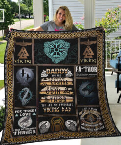 Buy Viking Dad You Are As Brave As Ragnar Quilt Blanket & Quilt Bedding Set Great Customized Gifts For Birthday Christmas Thanksgiving Father'S Day Perfect Gifts For Viking Lover