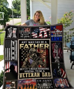 Buy Veteran Dad Theme It Takes Someone Special To Be A Veteran Dad Quilt Blanket & Quilt Bedding Set Great Customized Blanket Gifts For Birthday Christmas Thanksgiving Father'S Day