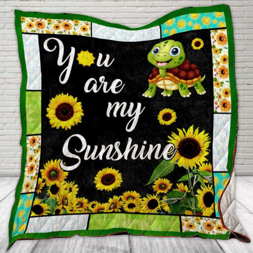 Buy Turtle Sunflower You Are My Sunshine Quilt Blanket & Quilt Bedding Set Great Customized Blanket Gifts For Birthday Christmas Thanksgiving