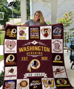 Buy Washington Redskins Quilt Blanket & Quilt Bedding Set Ver 17