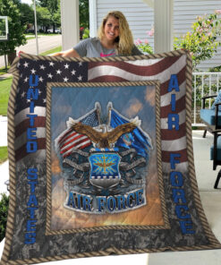 Buy Us Air Force American Eagle Quilt Blanket & Quilt Bedding Set Great Customized Blanket Gifts For Birthday Christmas Thanksgiving