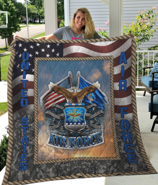 Buy Us Air Force American Eagle Quilt Blanket & Quilt Bedding Set Great Customized Blanket Gifts For Birthday Christmas Thanksgiving