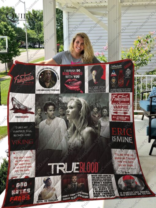 Buy True Blood T-Shirt Quilt Blanket & Quilt Bedding Set