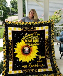 Buy Tractor Sunflower You Are My Sunshine Quilt Blanket & Quilt Bedding Set Great Customized Blanket Gifts For Birthday Christmas Thanksgiving