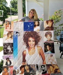 Buy Whitney Houston Quilt Blanket & Quilt Bedding Set For Fans Ver 17 - Meteew