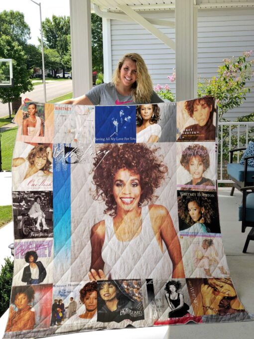 Buy Whitney Houston Quilt Blanket & Quilt Bedding Set For Fans Ver 17 - Meteew