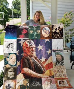 Buy Willie Nelson Quilt Blanket & Quilt Bedding Set For Fans Ver 17