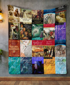 Buy William Shakespeare Books Quilt Blanket & Quilt Bedding Set