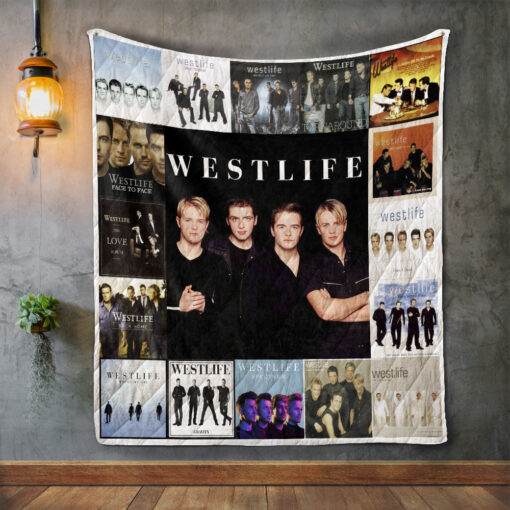 Buy Westlife 2 Album Covers Quilt Blanket & Quilt Bedding Set