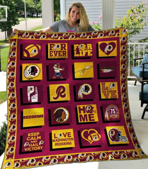 Buy Washington Redskins Quilt Blanket & Quilt Bedding Set 03