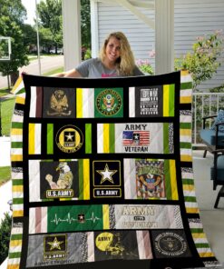 Buy Us Army Veteran Soldier For Life Quilt Blanket & Quilt Bedding Set Great Customized Gifts For Birthday Christmas Thanksgiving Perfect Gifts For Us Army Veteran Lover