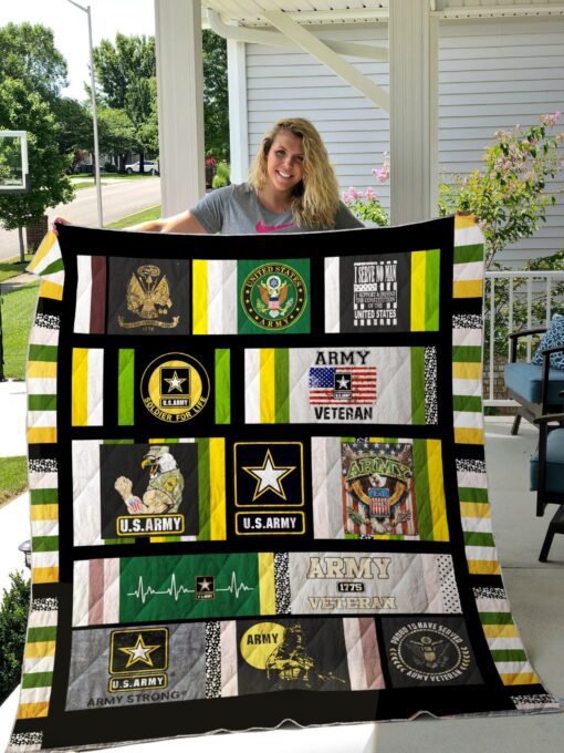 Buy Us Army Veteran Soldier For Life Quilt Blanket & Quilt Bedding Set Great Customized Gifts For Birthday Christmas Thanksgiving Perfect Gifts For Us Army Veteran Lover