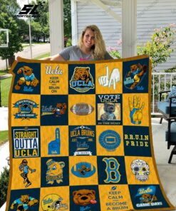 Buy Ucla Bruins Quilt Blanket & Quilt Bedding Set 02