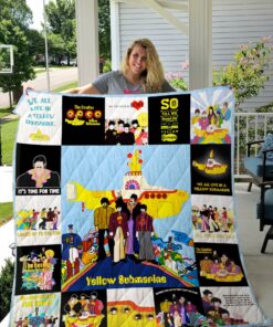 Buy Yellow Submarine Quilt Blanket & Quilt Bedding Set For Fans Ver 17