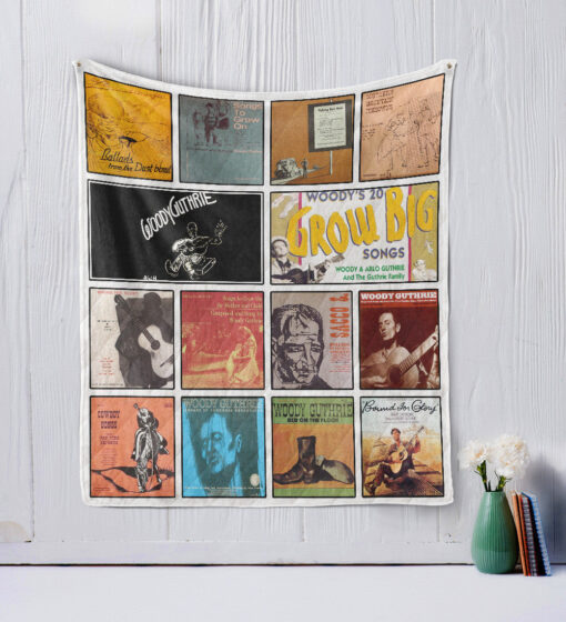 Buy Woody Guthrie Quilt Blanket & Quilt Bedding Set