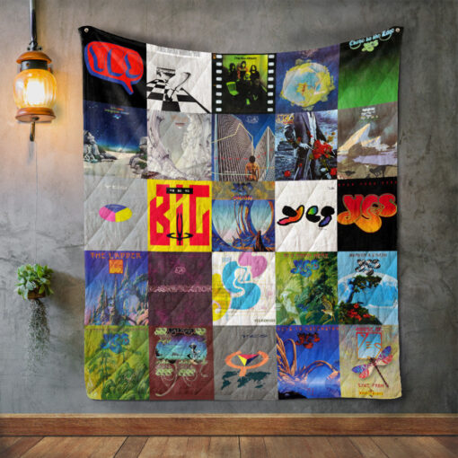 Buy Yes Album Covers Quilt Blanket & Quilt Bedding Set