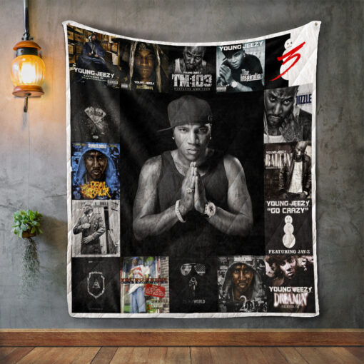 Buy Young Jeezy Album Covers Quilt Blanket & Quilt Bedding Set