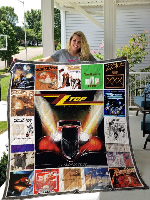 Buy Zz Top Albums Cover Poster Quilt Blanket & Quilt Bedding Set