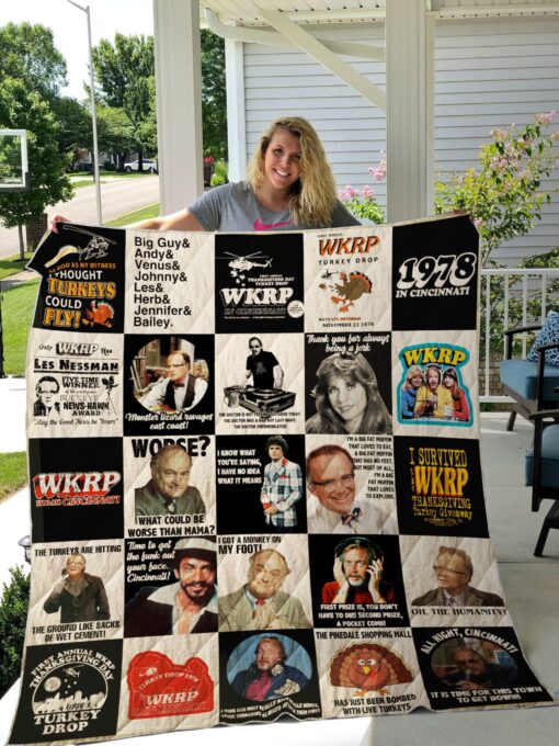 Buy Wkrp In Cincinnati Quilt Blanket & Quilt Bedding Set For Fans Ver 25