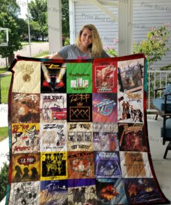 Buy Zz Top Albums Cover Poster Quilt Blanket & Quilt Bedding Set Ver 3