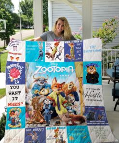 Buy Zootopia Quilt Blanket & Quilt Bedding Set For Fans Ver 17