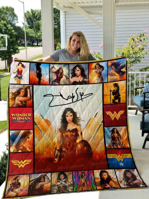 Buy Wonder Woman (Gal Gadot) Quilt Blanket & Quilt Bedding Set 01