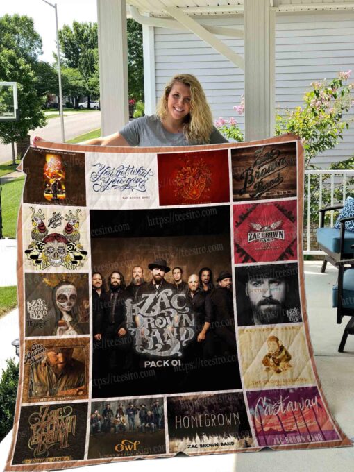 Buy Zac Brown Band Quilt Blanket & Quilt Bedding Set 01