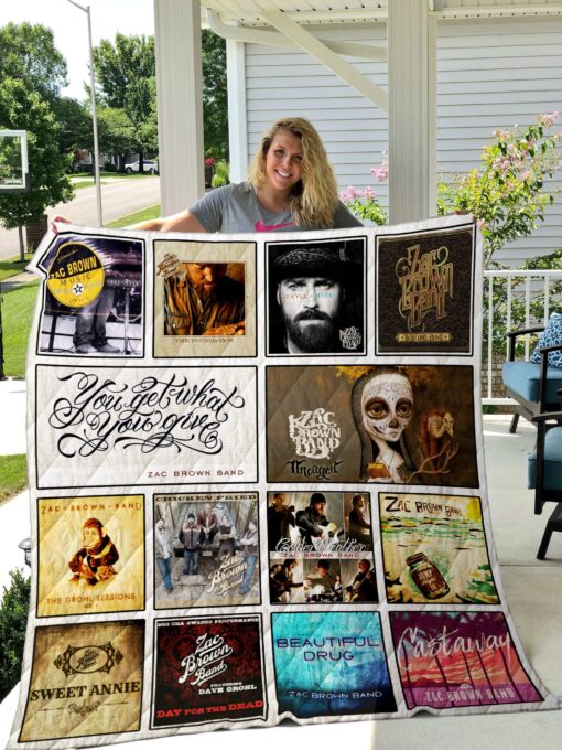 Buy Zac Brown Band Quilt Blanket & Quilt Bedding Set - Meteew