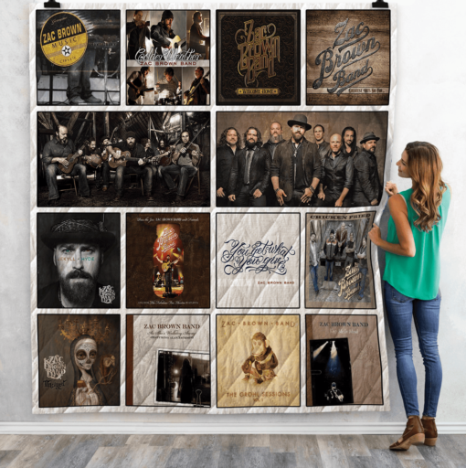 Buy Zac Brown Band Albums Quilt Blanket & Quilt Bedding Set 01