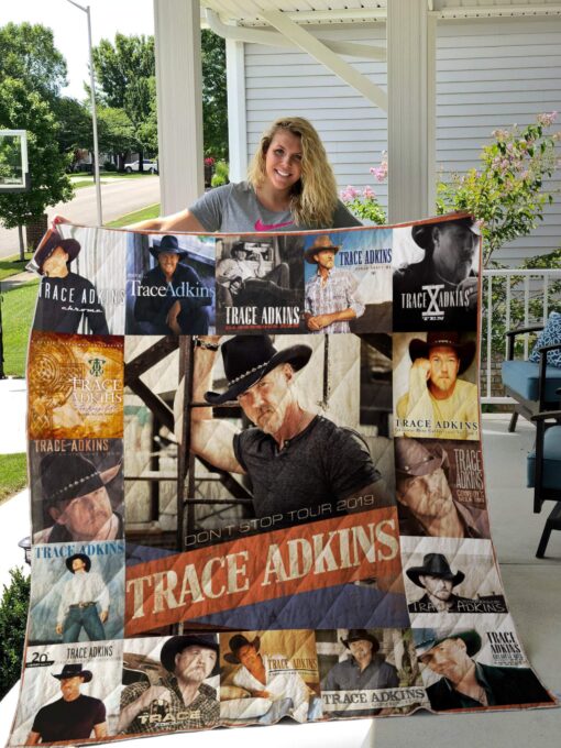 Buy Trace Adkins Quilt Blanket & Quilt Bedding Set For Fans Ver 17