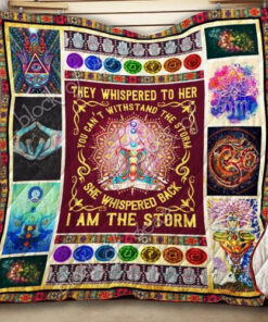 Buy Yoga I Am The Storm Quilt Blanket & Quilt Bedding Set Great Customized Gifts For Birthday Christmas Thanksgiving Perfect Gifts For Yoga Lover