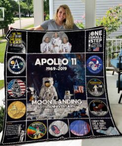 Buy 50Th Anniversary Of Apollo 11 Moon Landing Quilt Blanket & Quilt Bedding Set