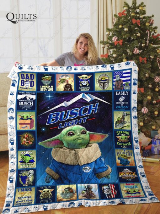 Buy Baby Yoda Busch Quilt Blanket & Quilt Bedding Set All Season Plus Size Quilt Blanket & Quilt Bedding Set