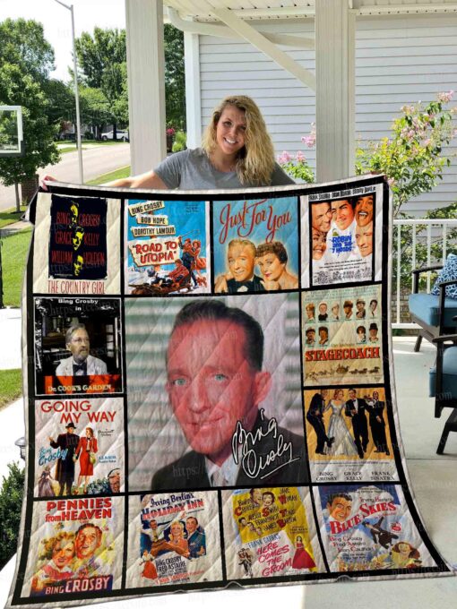 Buy Bing Crosby Quilt Blanket & Quilt Bedding Set 01