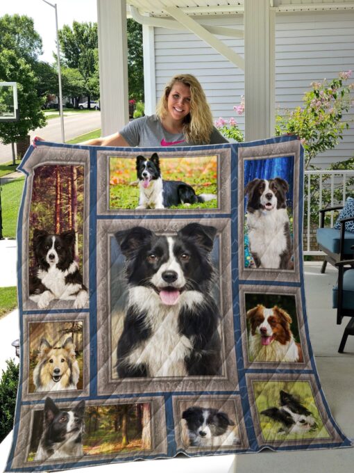 Buy Border Collie Go Outside Quilt Blanket & Quilt Bedding Set Great Customized Blanket Gifts For Birthday Christmas Thanksgiving