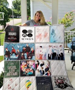 Buy Bts Albums Quilt Blanket & Quilt Bedding Set For Fans