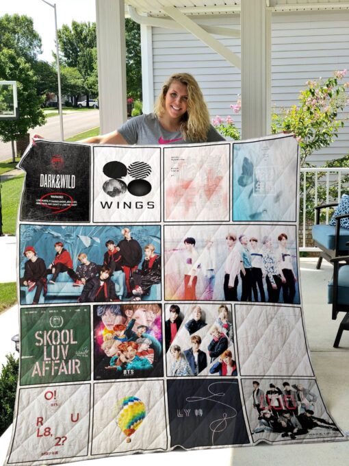 Buy Bts Albums Quilt Blanket & Quilt Bedding Set For Fans