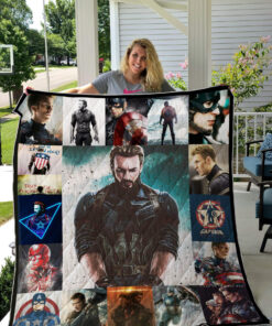 Buy Captain America Quilt Blanket & Quilt Bedding Set For Fans